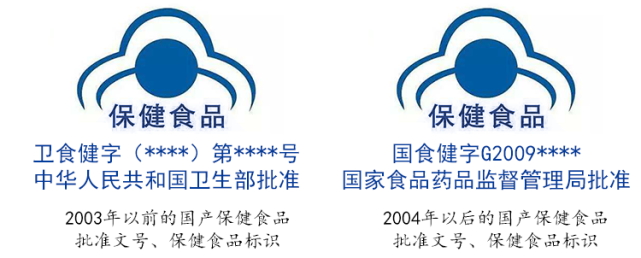 选购保健食品时,要认准产品包装上的保健食品标志(小蓝帽)及保健食品