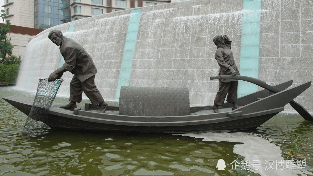 渔文化主题雕塑具有地方特色的文化