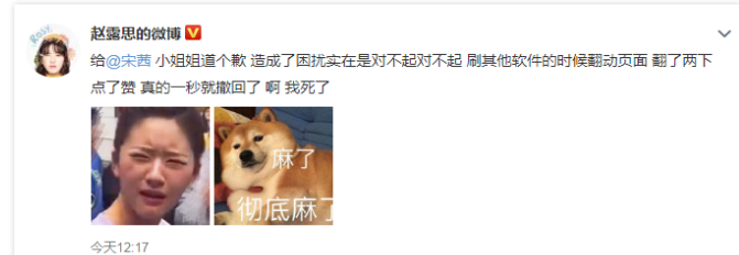 宋茜|宋茜，一次大型社死现场