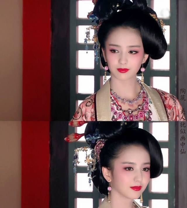 浣溪沙片场何润东给佟丽娅画眉手法轻柔专业画面暧昧齁甜