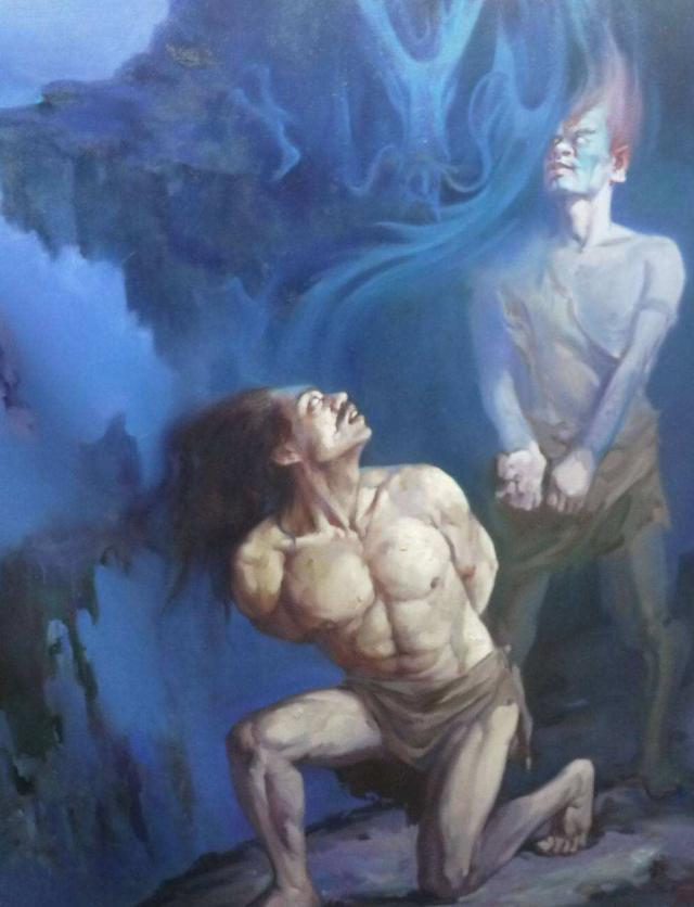 山海经大禹之父鲧难不成是个女人不然怎么能从肚子里生出孩子