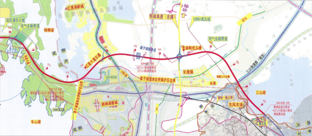 建成效果图△武大高速效果图硚孝高速二期该工程是硚孝高速公履的