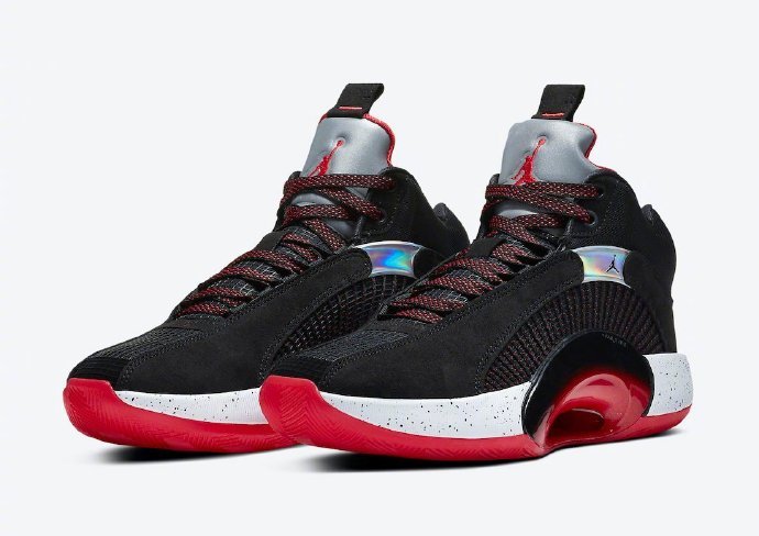 经典黑红配色aj35来袭!这双竟是八村塁个人pe_腾讯新闻