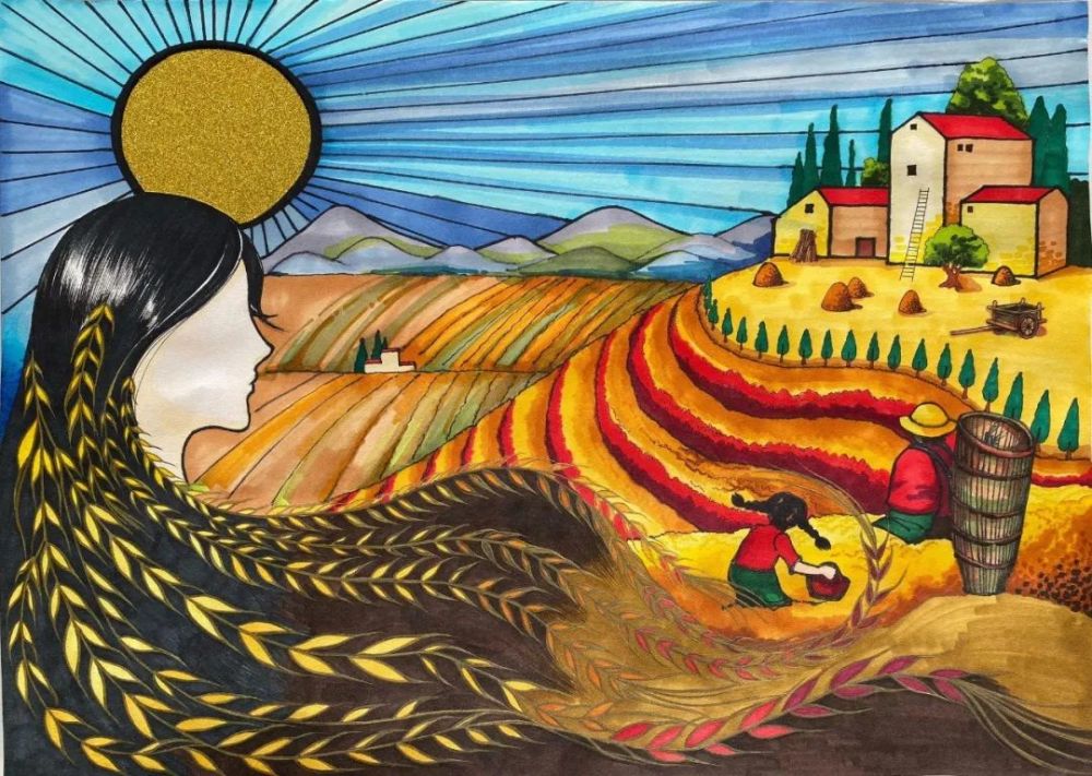 万思琪《珍惜粮食 文明用餐》