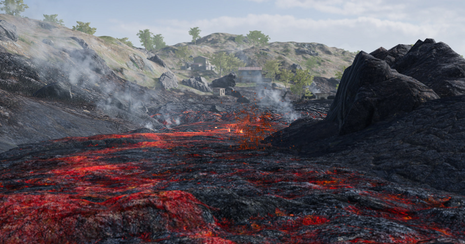 pubg火山图正式上线!快来岩浆洗jiojio