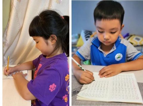 北京|北京二十中附校规范学生书法：小豆包比赛“写数字”