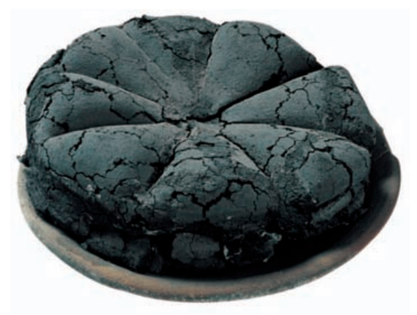 的已经碳化了的面包…… 没错,和今天一样,面包也是庞贝人的重要食物