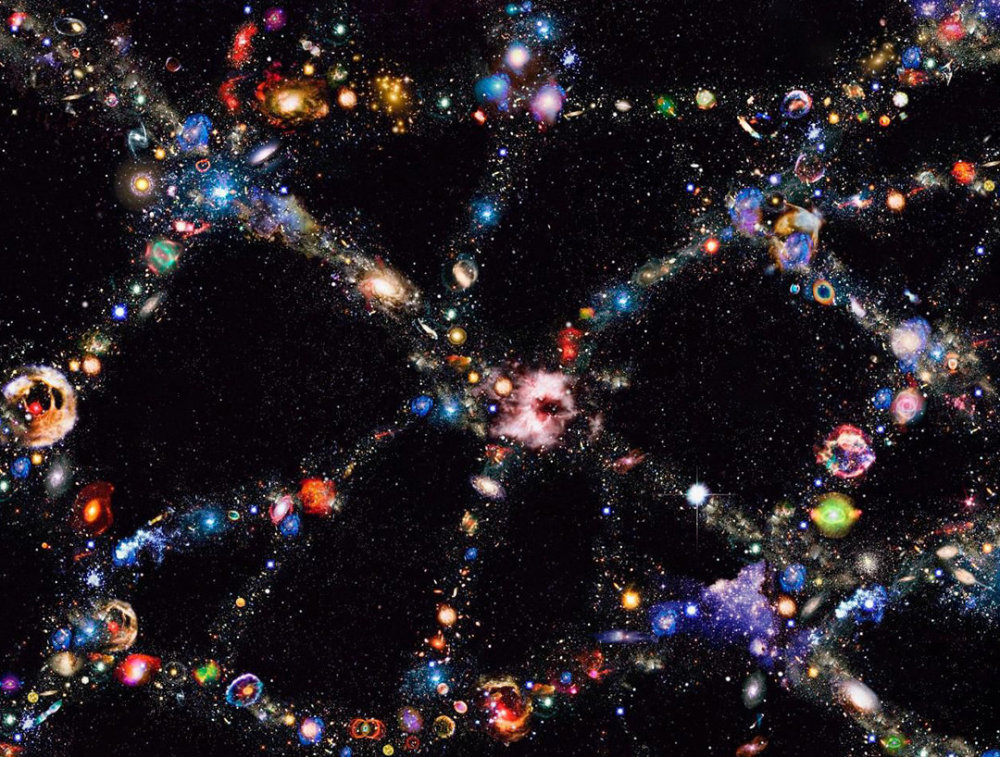 150亿光年外的宇宙墙图片