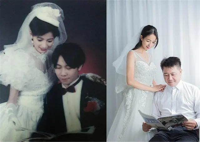 网友晒父母合照年轻时与20年后对比这才叫惊艳了时光