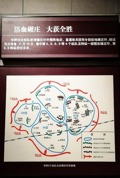 碾庄战役地图图片