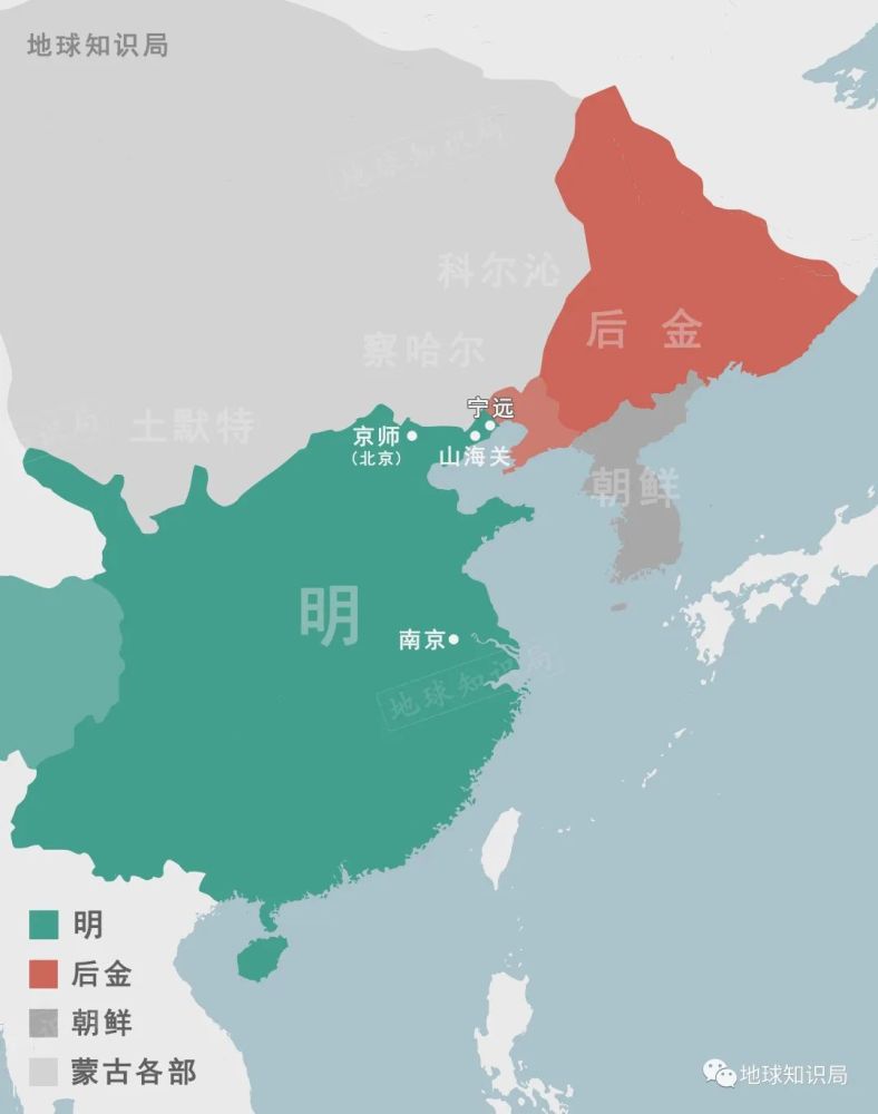 在天启六年正月的宁远之战中,在红夷大炮的昼夜轰击之下,后金的楯车