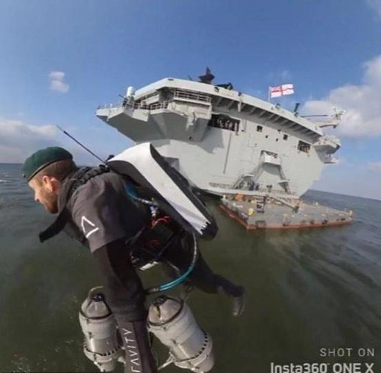 真正的火箭飞行兵英军测试喷气背包或将组建空中突击队