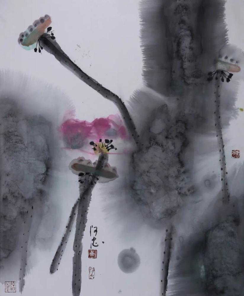 黄阿忠|名家进社区，黄阿忠国画展社区展出