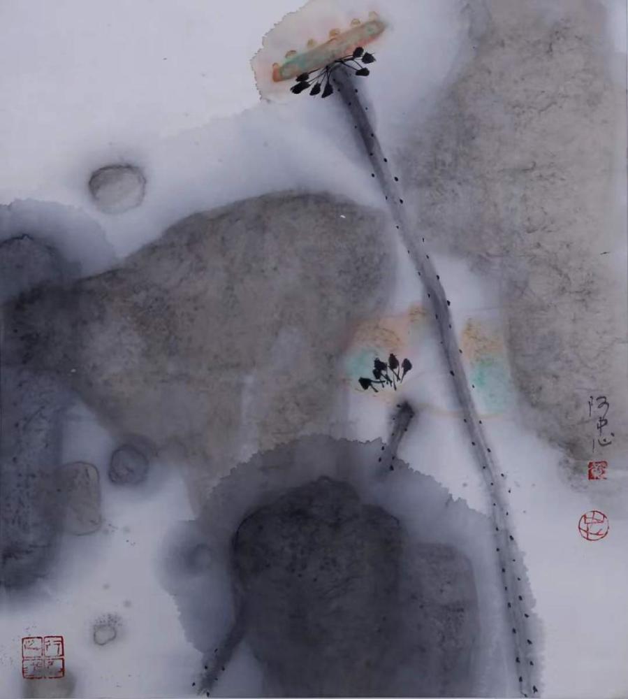 黄阿忠|名家进社区，黄阿忠国画展社区展出