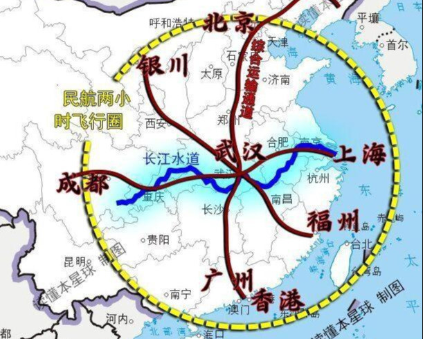 武汉地理优势图