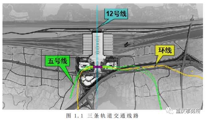 市軌道集團發佈了在建部分軌道項目的建設進展,提及 重慶西站力爭2021