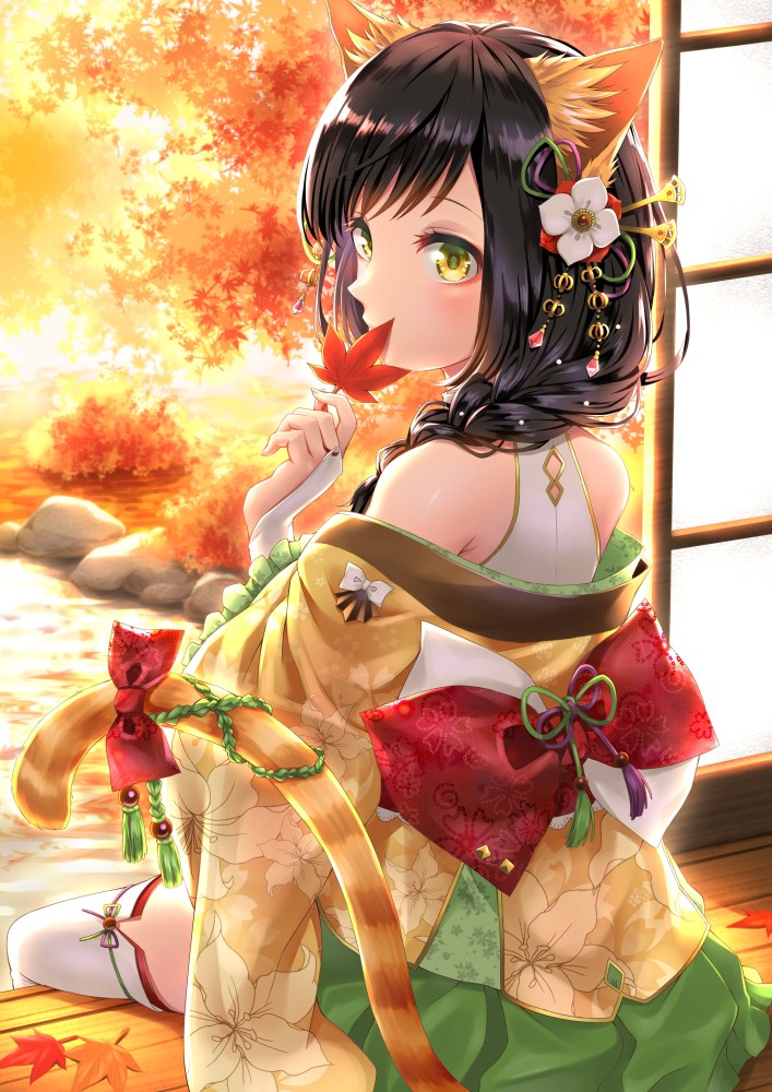 非常精致的人物日系插画作品分享