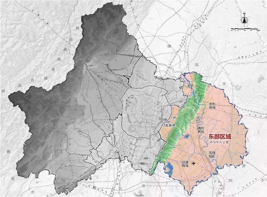 因此成渝经济圈改变的不仅仅是东南面;他也正悄悄地改变着成都北面的