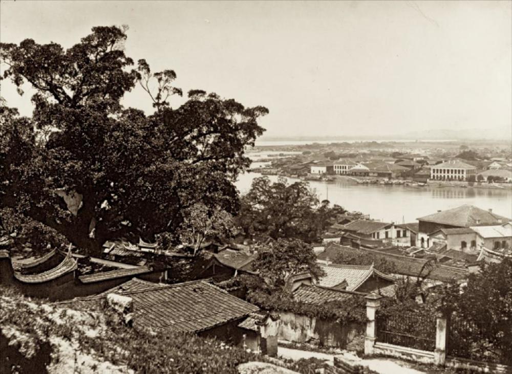 1870年的福州老照片早期的万寿桥金山寺涌泉寺真实影像
