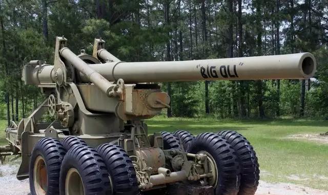 二战美国240毫米榴弹炮图片