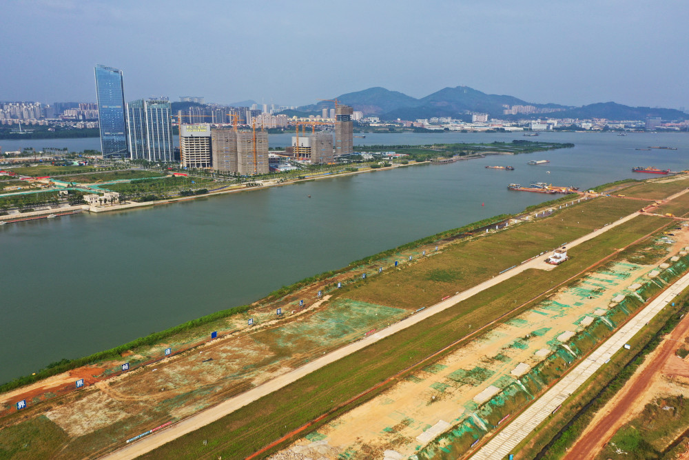 横沥岛尖惊现"大草原"!这种"绿色施工"方式很"南沙"