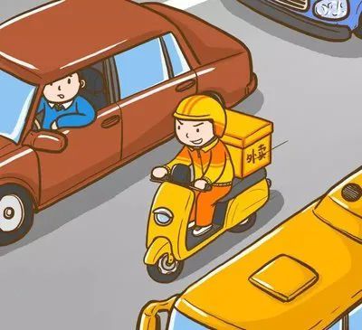 交通事故责任|北京：外卖小哥逆行致他人受伤，责任由谁担？