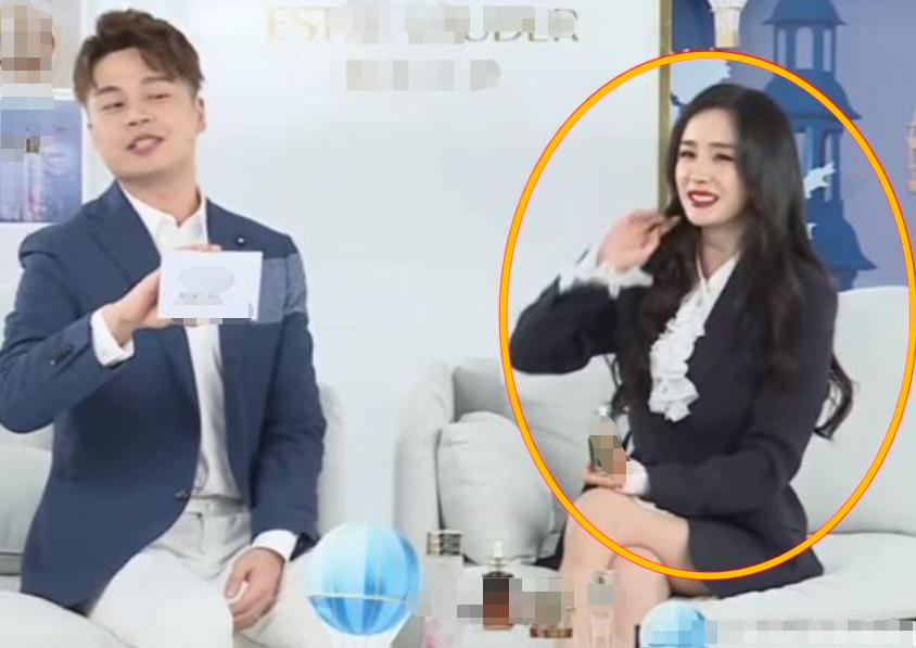 杨幂|杨幂直播忘开美颜，失去十级精修庇护后，这颜值确定34岁了吗？