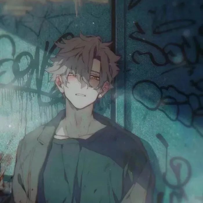 超火动漫男生头像心如荒岛囚我终老