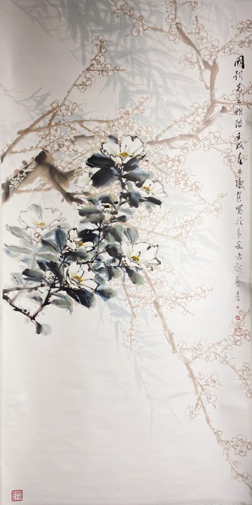 康师尧|康师尧花鸟画丨笔墨苍厚质朴，格调清新典雅