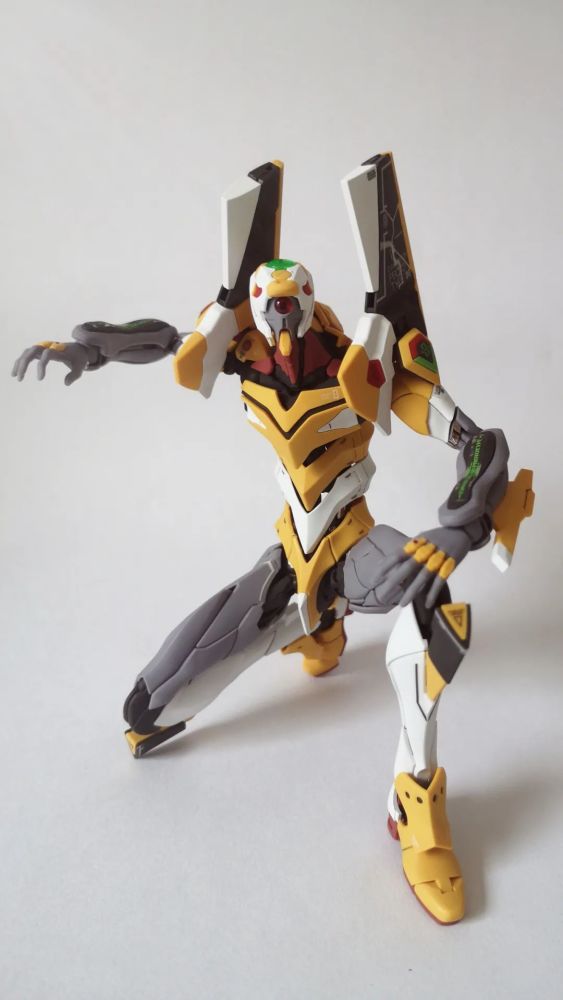 rg 零号机普通版,素组效果也不错