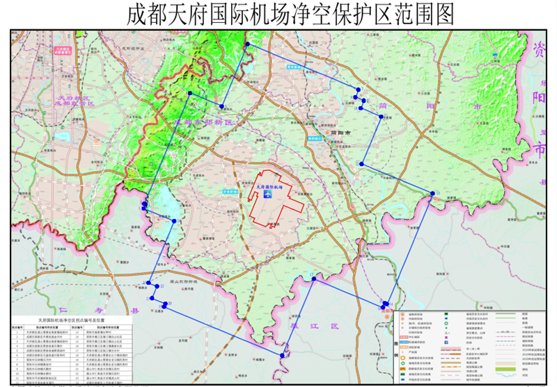 天府机场规划图图片