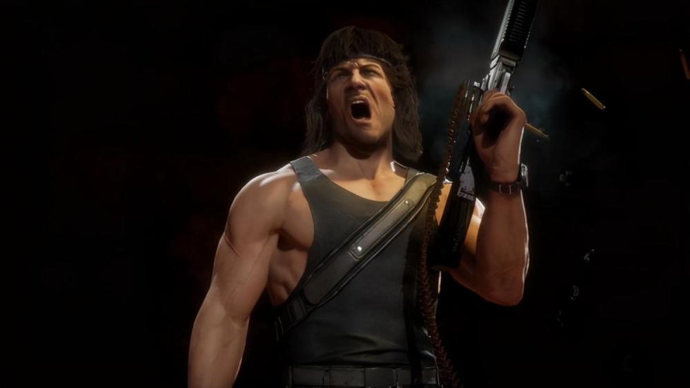 华纳公开真人快打11dlc新角色兰博实机演示