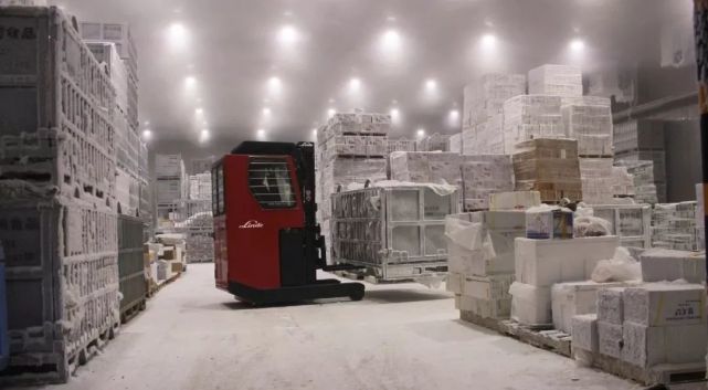 林德叉车丨冷库的智慧共享搬运工