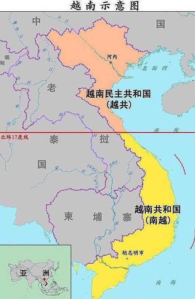 越南的执着之心:越南地图为何总将老挝和柬埔寨纳入自己版图之内?