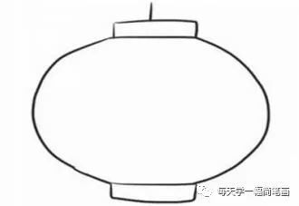 每天學一幅簡筆畫燈籠簡筆畫步驟圖片