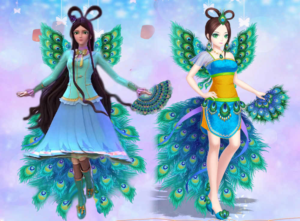 以游戏方式打开叶罗丽孔雀的裙子有点土占星祭师是时希的雏形