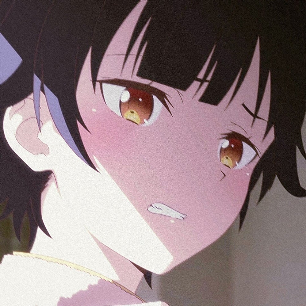 动漫女头/喜欢是脸上的红苹果