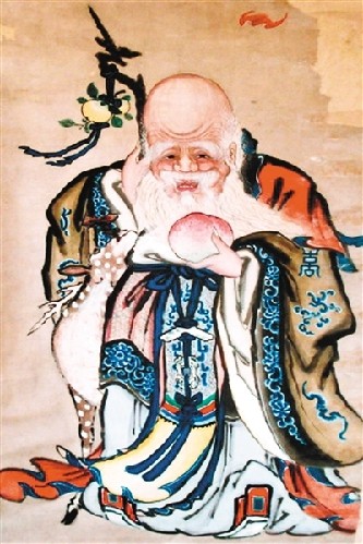 木版年画里的福寿形象