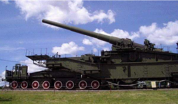 二战德国k5型列车炮让盟军害怕的铁道怪物