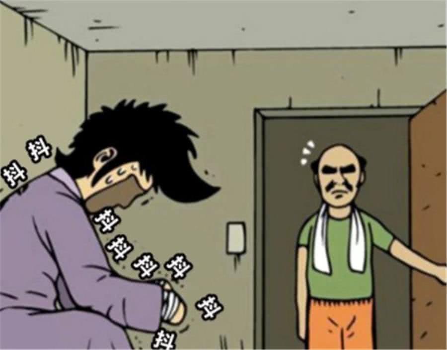 搞笑漫画:拳击手临阵退缩了,因为可怕的不是对手,而是自己的老婆!