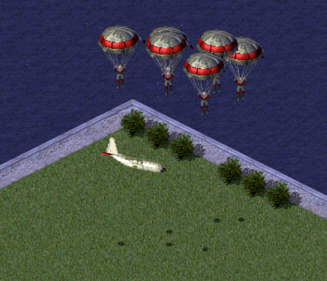 玩了20年红色警戒,才知道空降兵有这么多的妙用|空降兵|美国_军事