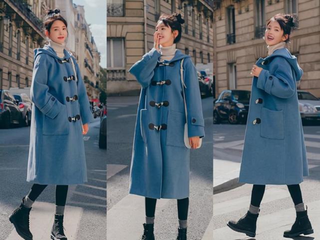 搭配三:马丁靴与长款大衣的碰撞