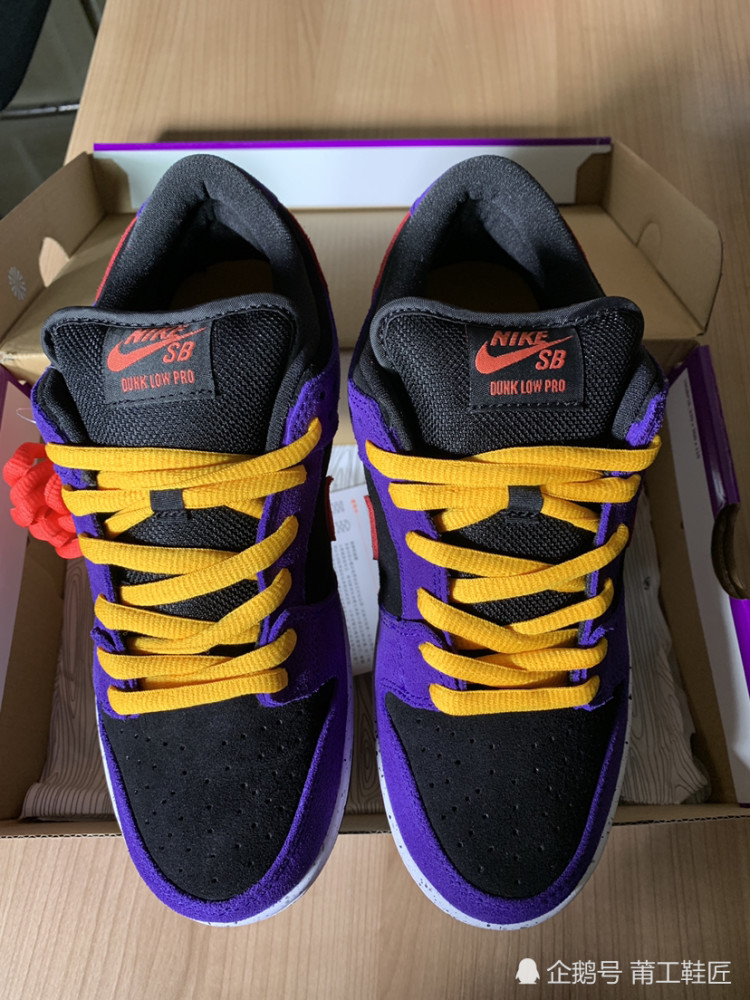 nikesbdunkacg紫黑人称蝎子莱莱开箱测评