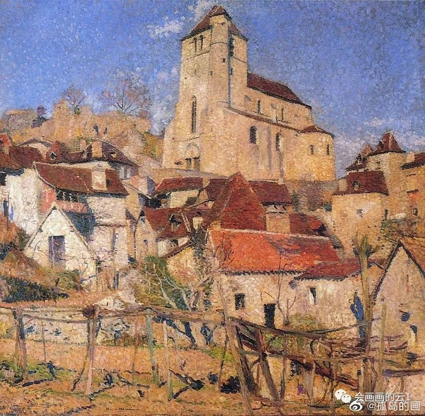 法国印象派点彩作品欣赏