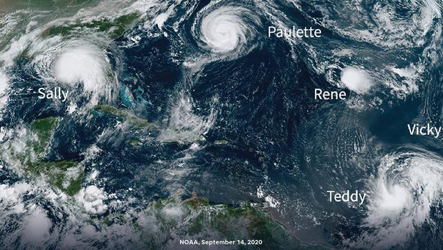 飓风|今年飓风已达10场，40年来美国飓风怎么越来越多、越来越猛？