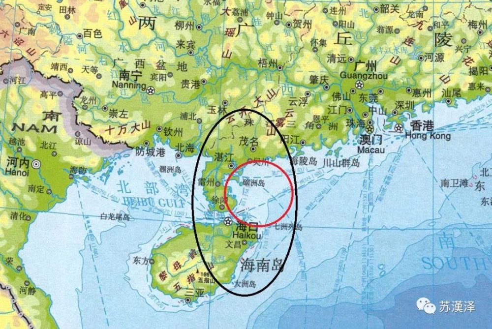 假如大雷州半島海南合併成立廣南省兩漢交州內部地緣分析