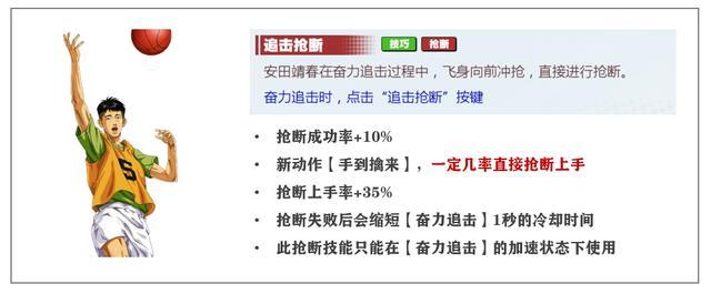 灌篮高手手游 全抢断技能深度解析 谁才是目前游戏中的抢断之王 灌篮高手 游戏 武藤 维一