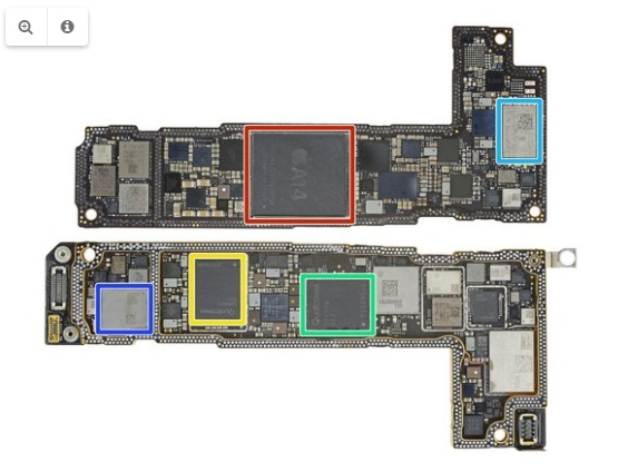 iphone12两款机型拆解高通基带信号没问题用料基本无差距