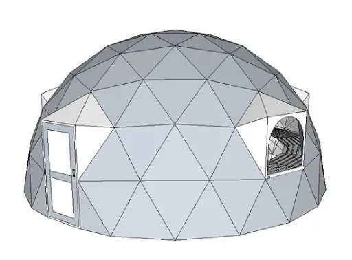 自然建筑贺岁纪录片如何用最少的材料实现最大的空间富勒穹顶