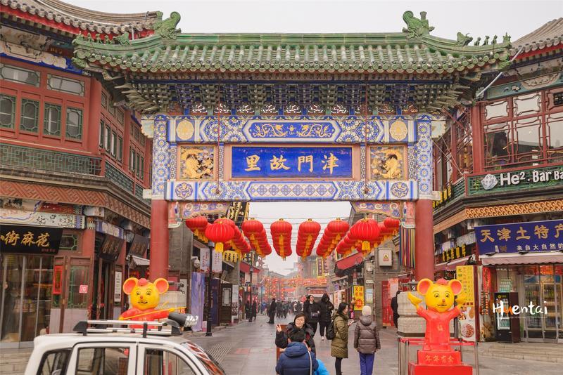 天津津门故里5a级景区商业气氛浓游客不像景区